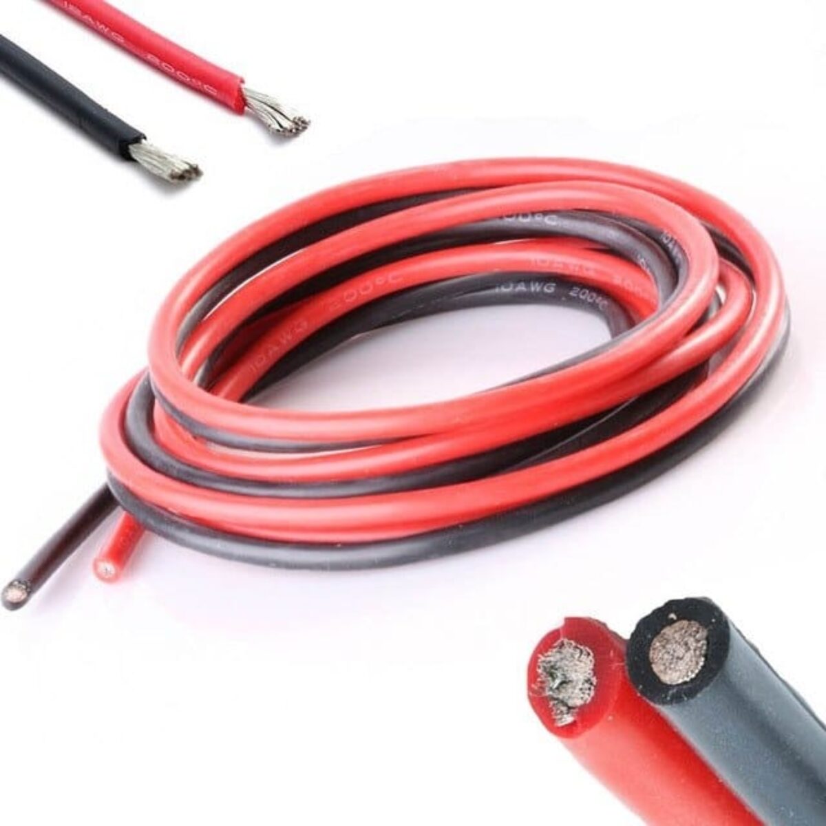 Silicone Wire, 16AWG, Ultra Flexible, 2-Conductor