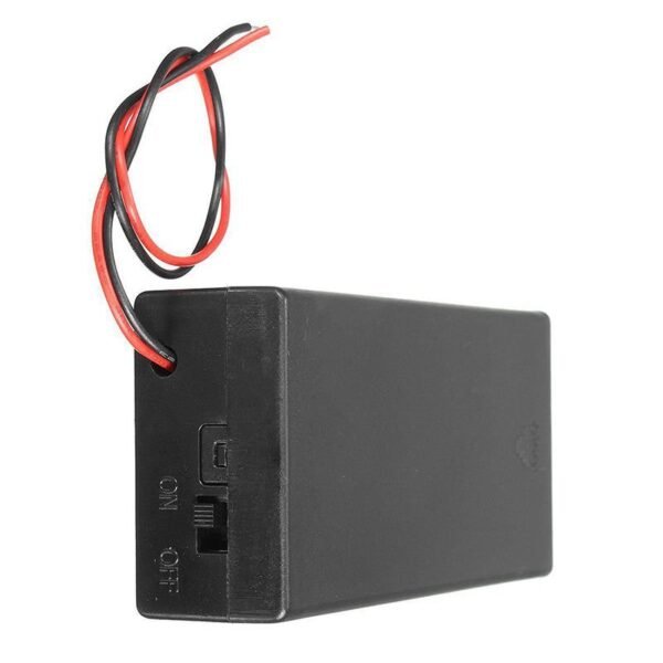 18650 x 2 battery holder with cover and On/Off Switch - Image 3