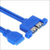 2 Port USB 3.0 Female to 20 Pin Motherboard Header Connection Cable – 50cm