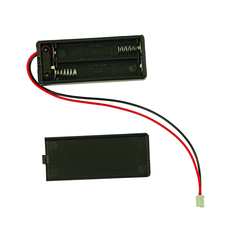 10-Pack 2x AAA Battery Holder Box With On/Off Switch & Wires – 2.4V / 3V
