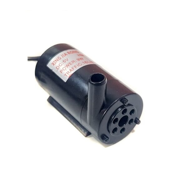 5V Noiseless Mini Submersible Pump with USB input Plug - Image 3