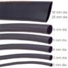 Heat Shrink Sleeve 8mm Black 1meter Industrial Grade WOER (HST) - Image 2