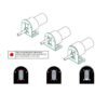 EasyMech Advanced Johnson/Mini Johnson Gear Motor L Clamp (Bracket) - Image 2