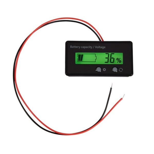 12-84V Battery Power Display Meter Lithium Battery Lead-acid Battery Power Display GY-6GS Green 3 Strings Lithium Battery - Image 3