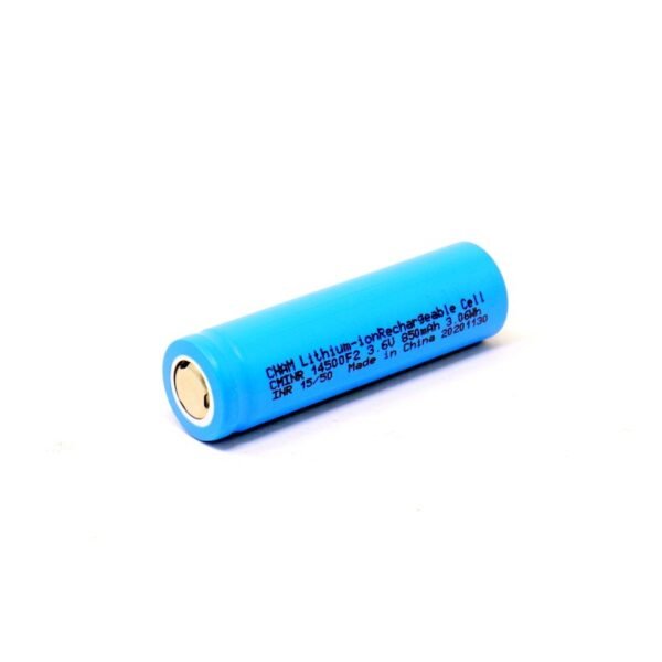 Standard 14500 850mAh 3.6 Volt AA Size Rechargeable Li-Ion Battery