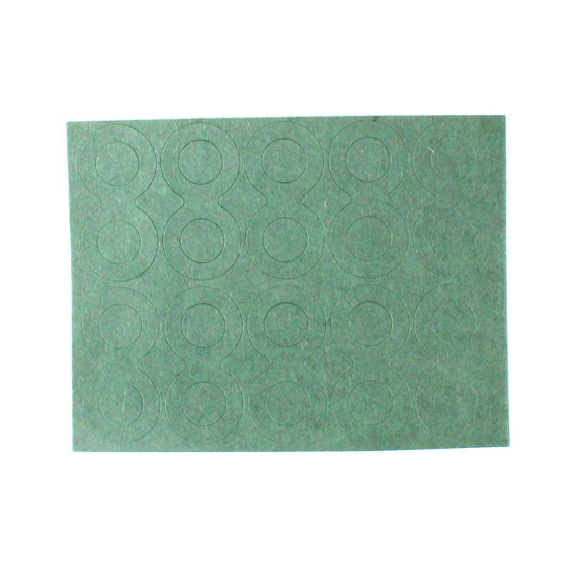 Double Hole Electrical Insulating Adhesive Mat for Battery Cell terminal Insulation-10 Pcs.