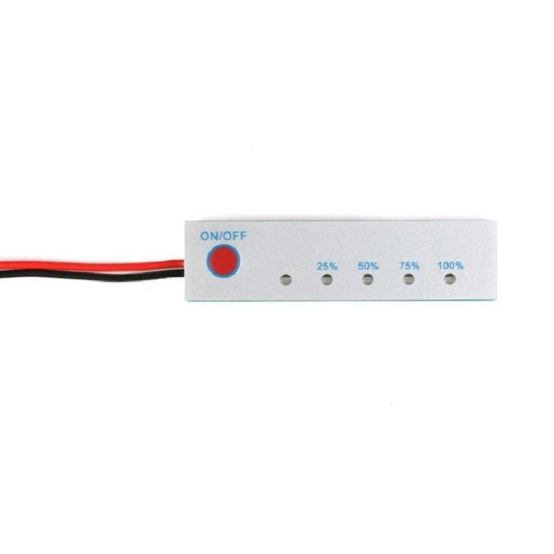 Lithium Battery Level Indicator, Five Level LIPO Voltage LED Indicator