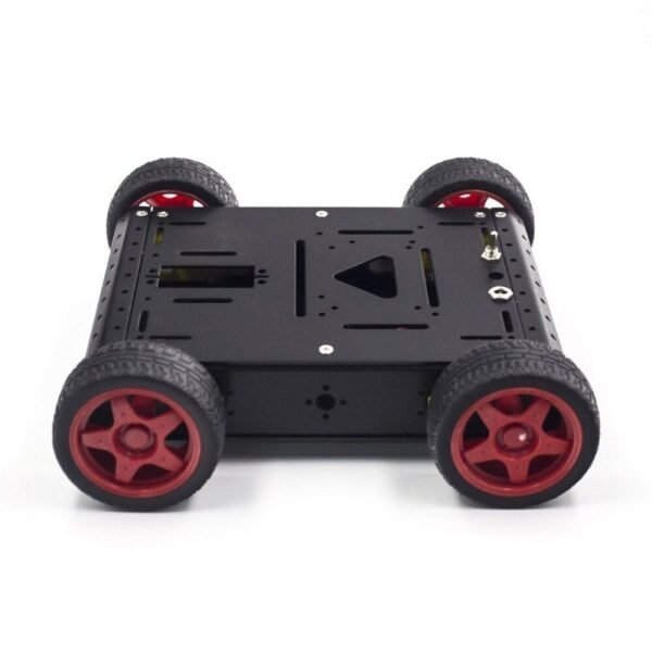 Metal Tank Robot Smart Car Chassis Kit (Black) - Image 3