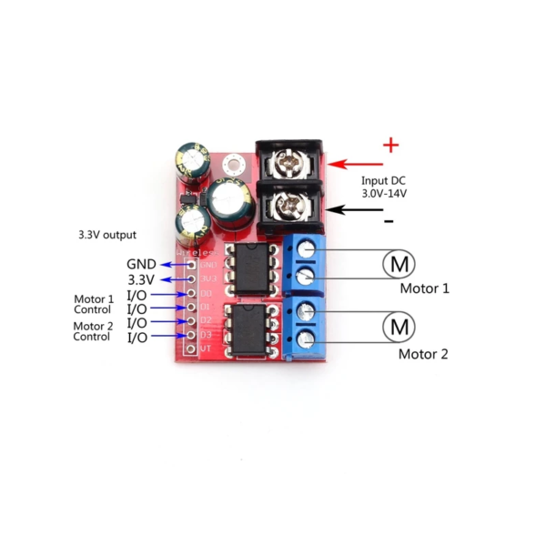 TA6586 Based Motor Driver Module - Image 3