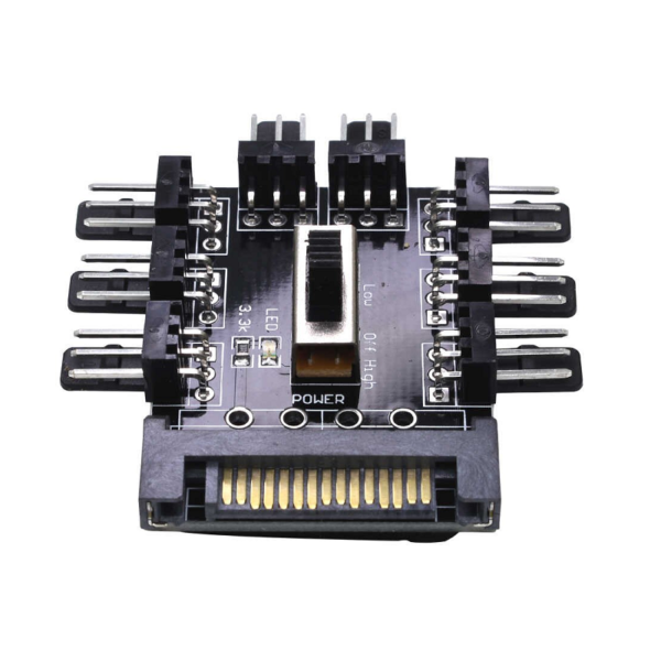 Tishri 8 Port SATA to 3 Pin Fan Splitter - Image 3