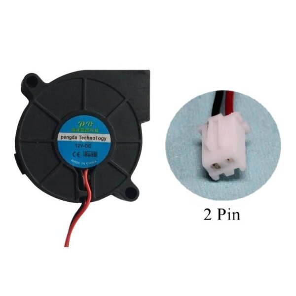 6028 12VDC 0.1A Turbo Blower Cooling Fan - Image 2