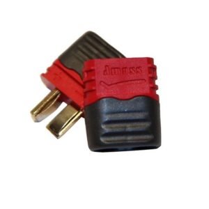 T Style Male-Female Connector Pair with Insulating Caps