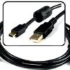 Cable For Arduino Nano USB A to MINI B (Gold Plated Connector) - Image 2