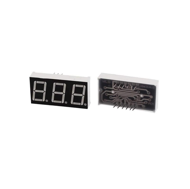 056 Inch Red 3 Digit 7 Segment Led Display Cc 12pin Pack Of 2 Darkoct02 4253