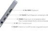 Waveshare 9inch 2560×1600 2K Resolution Capacitive Touch Monitor With Fully Laminated Case - Image 2