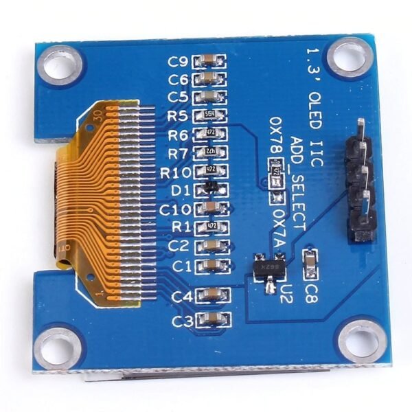 1.3 Inch I2C OLED Display Module 4pin- WHITE - Image 2