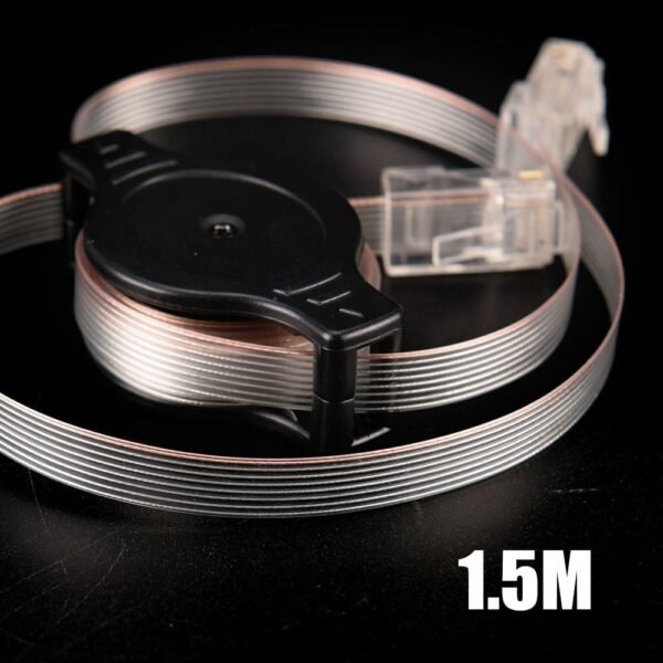 1.5 meter RJ45 Retractable Travel Network Cable - Image 3