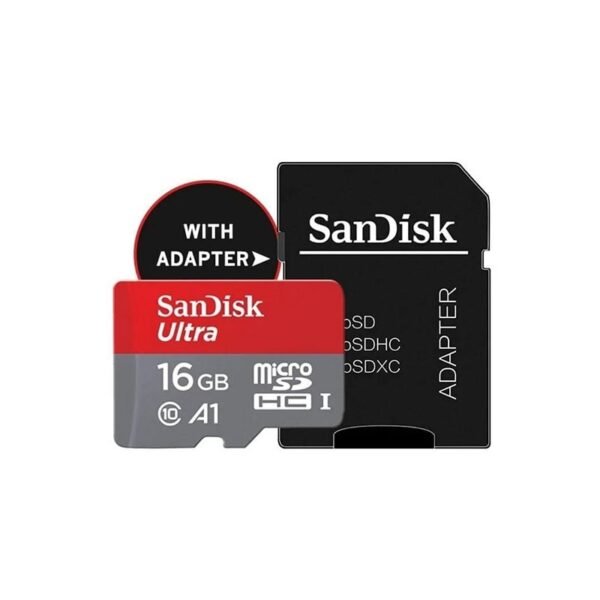 SanDisk Micro SD/SDHC 16GB Class 10 Memory Card with Adapter (Upto 98MB/s Speed) - Image 2