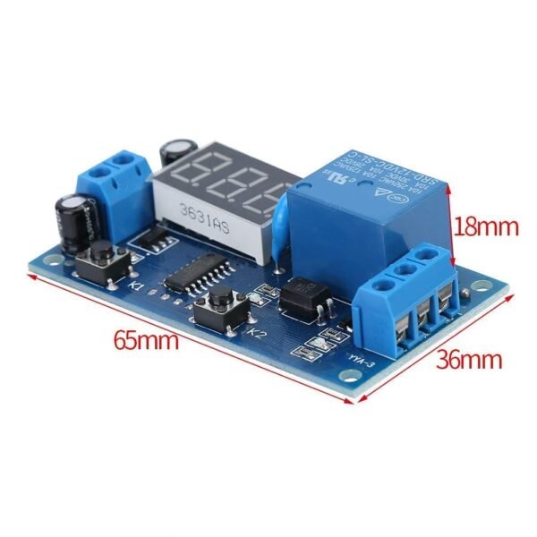 5V Time Control Switch Intermittent Infinite Cycle Countdown Switch Controller Timing Relay Module - Image 5