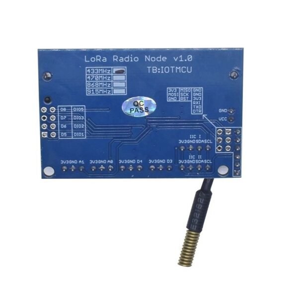 2.4G RFM98 LoRa Radio Node v1.0 Based on S x1278-(868 Mhz) - Image 2