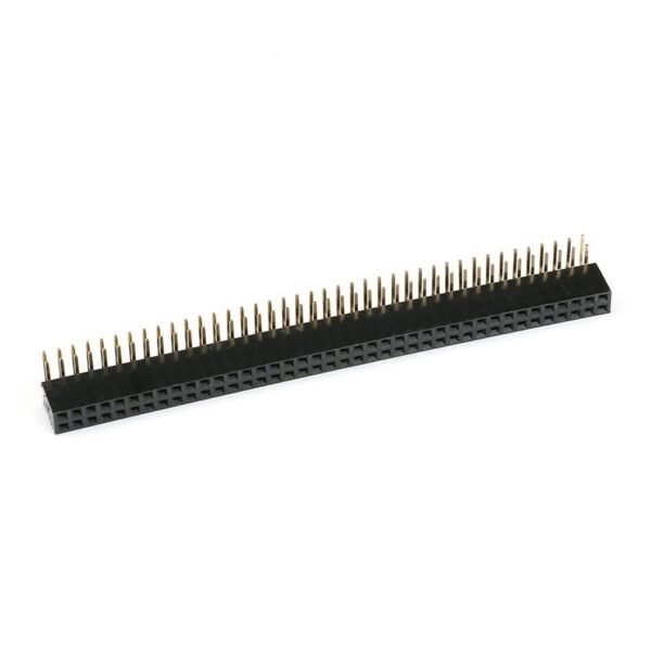 2.54mm 2×40 Berg Strip Right Angle Female Connector - Image 2