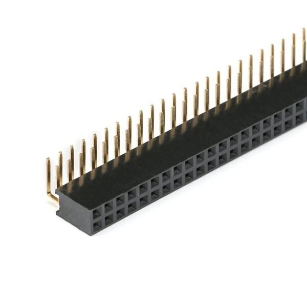 2.54mm 2×40 Berg Strip Right Angle Female Connector