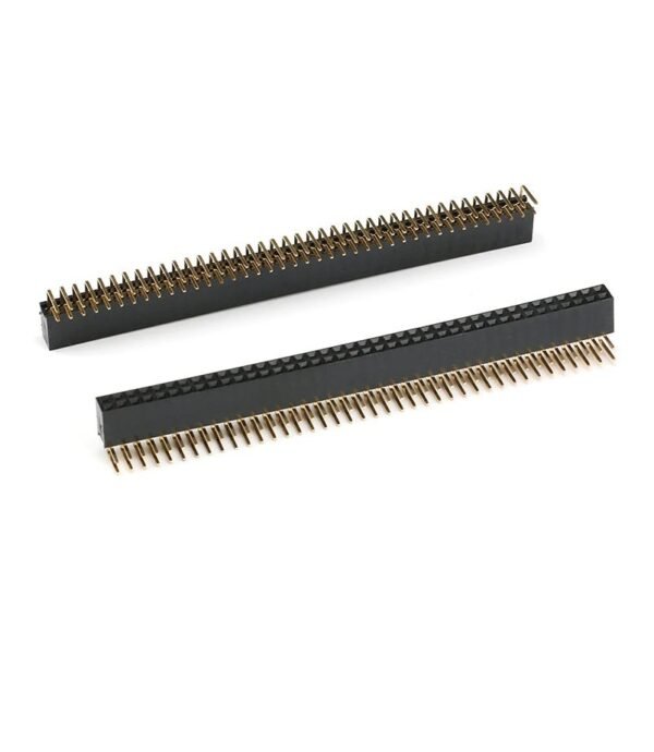 2.54mm 2×40 Berg Strip Right Angle Female Connector - Image 3