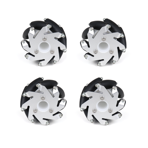 A set of 60mm Aluminium Mecanum Wheels Set( Bush Type)-4pcs