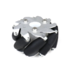100mm Aluminium Mecanum wheels (Bush type rollers) LEFT - Image 3