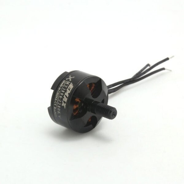 EMAX MT1806 Brushless DC Motor KV2280 (Original) – Black Cap (CW) - Image 4