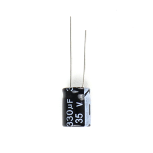 330 uF 50V Through Hole Electrolytic Capacitor (Pack of 10)