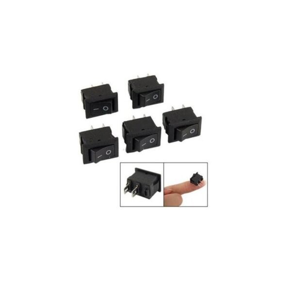 3A 250V AC SPST ON-OFF Rocker Switch – 5Pcs. - Image 3