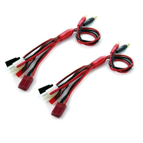 5 in 1 Multi-Connector Charger Adapter, Banana Plug/Futaba/Tamiya - Image 2