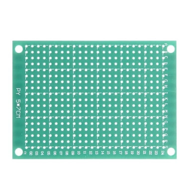 5 x 7 cm Universal PCB Prototype Board SingleSided 2.54mm Hole Pitch