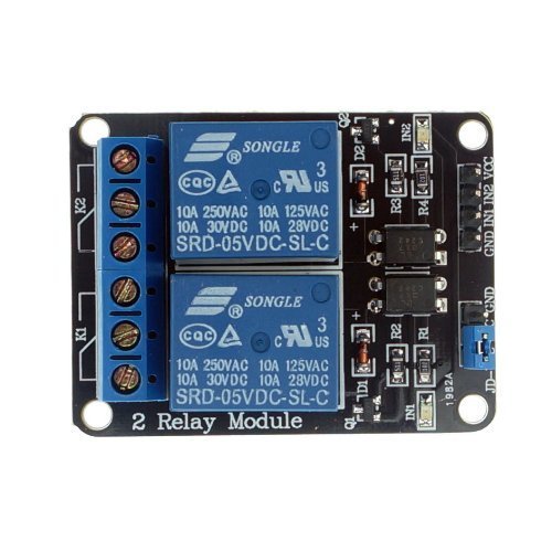 5V Dual Channel Relay Module with Optocoupler - DarkOct02