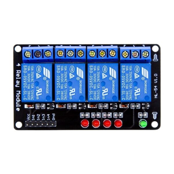 5V 4 Channel Relay Module - Image 3