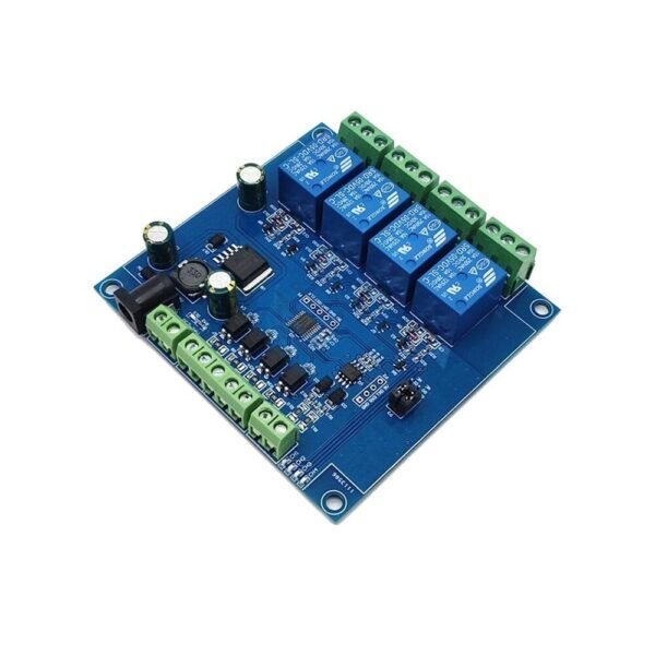 7-24V Modbus RTU 4, Channels Relay Module, RS485/TTL Anti-Reverse, Connection - Image 5