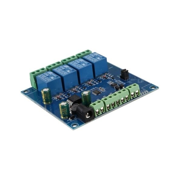 7-24V Modbus RTU 4, Channels Relay Module, RS485/TTL Anti-Reverse, Connection - Image 4