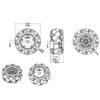 Red McNamum Wheel 60MM- K （4pcs/set） Compatible with 6.7mm couplings - Image 2