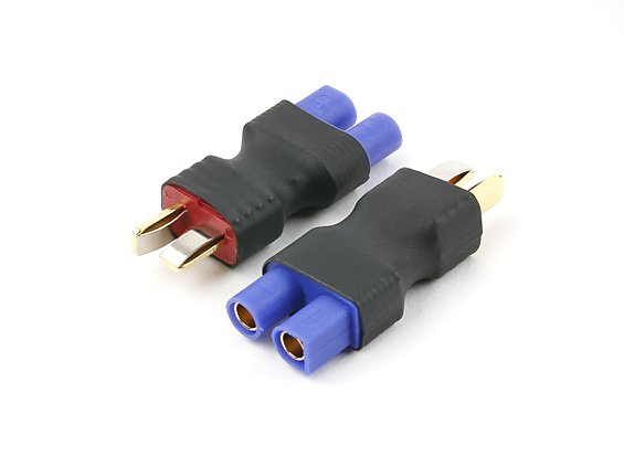 T-Connector to EC3 Battery Adapter Plug – 2pc - Robotools
