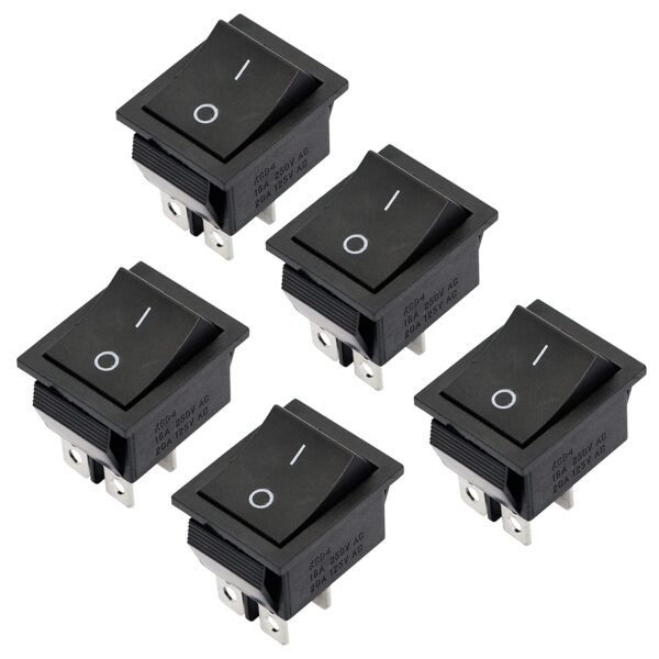 Mini Rocker switch 6A 250V 2PIN -5pcs. - Image 2
