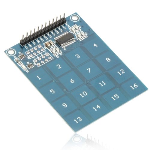 Ttp229 16 Way Capacitive Touch Switch Digital Keypad Module Darkoct02 0523