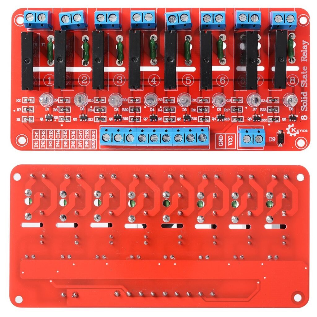 8 Channel 5V Solid State Relay Module Board OMRON for Arduino - DarkOct02