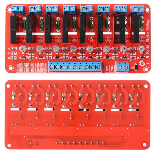 8 Channel 5V Solid State Relay Module Board OMRON for Arduino - Image 4