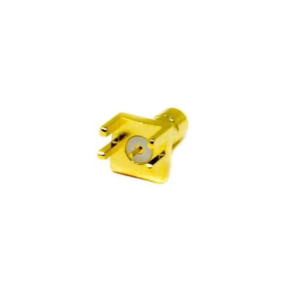 SMB RF Coax Female Straight Gold Plated for Edge Mount - Image 4