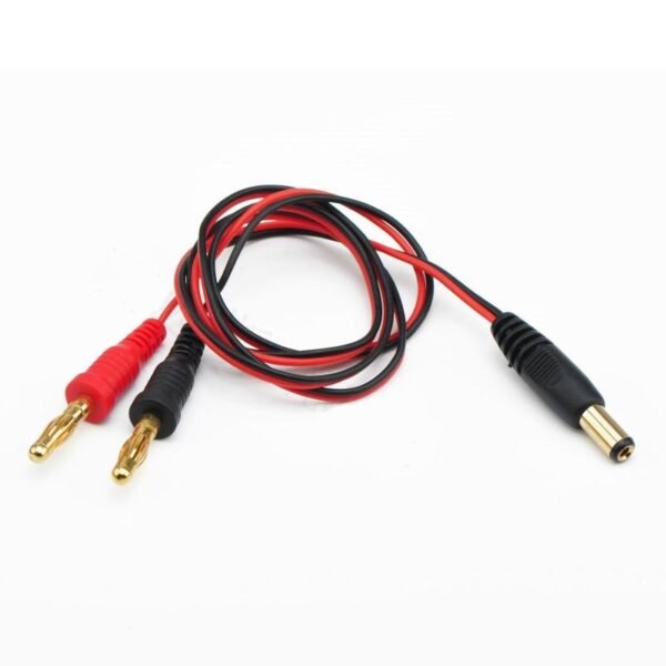 JR TX Charge Cable Banana to DC Jack ,22AWG pvc wire 60cm
