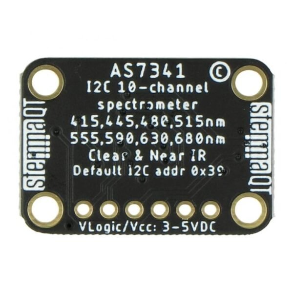 Adafruit AS7341 10-Channel Light / Color Sensor Breakout – STEMMA QT/Qwiic - Image 3