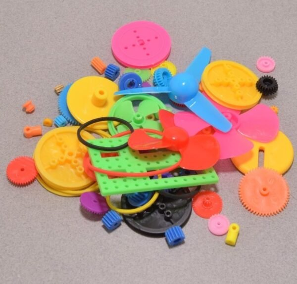 Colorful Plastic Motor Gear Assorted Kit – 55Pcs - Image 4
