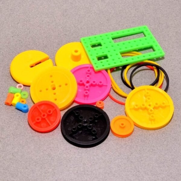 Colorful Plastic Motor Gear Assorted Kit – 55Pcs - Image 3