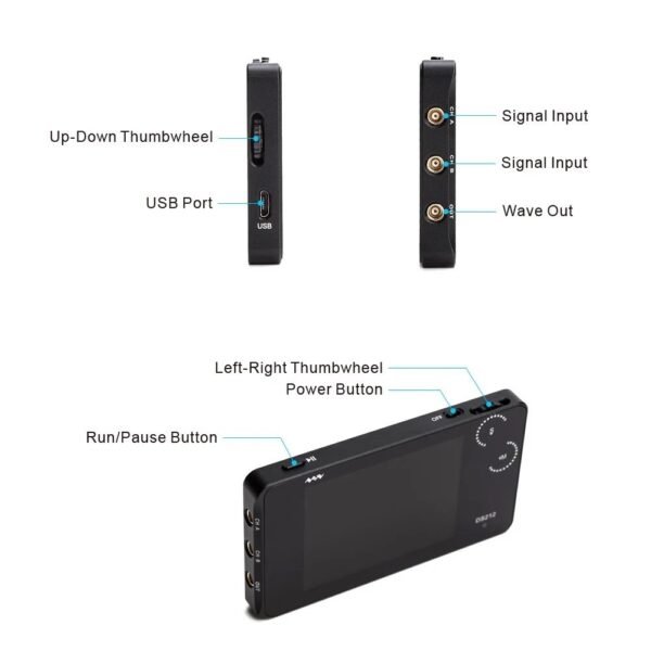 DS212 Mini Pocket Portable Oscilloscope - Image 2